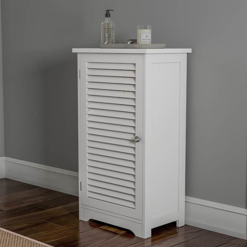 Lavish Home Modern Freestanding Bathroom Storage Cabinet