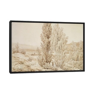 iCanvas "Summer " by Caspar David Friedrich Framed Canvas Print