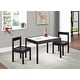 preview thumbnail 8 of 21, Olive & Opie Gibson 3-Piece Dry Erase Kids Table & Chair Set Black