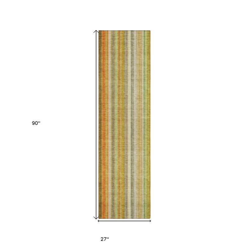 Bato Stripe Weather Resistant Versatile Elegance Outdoor Rug