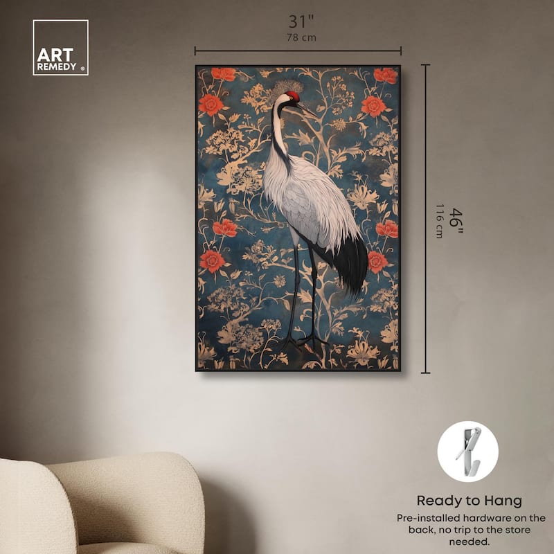 Botanical Bird I Canvas by Art Remedy