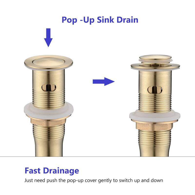 Double Handle Widespread Bathroom Faucet