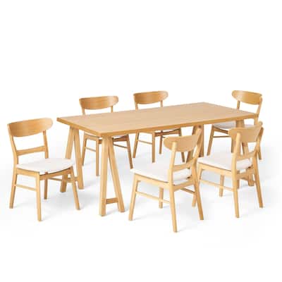 Idalia Mid-Century Modern 7 Piece Dining Set by Christopher Knight Home