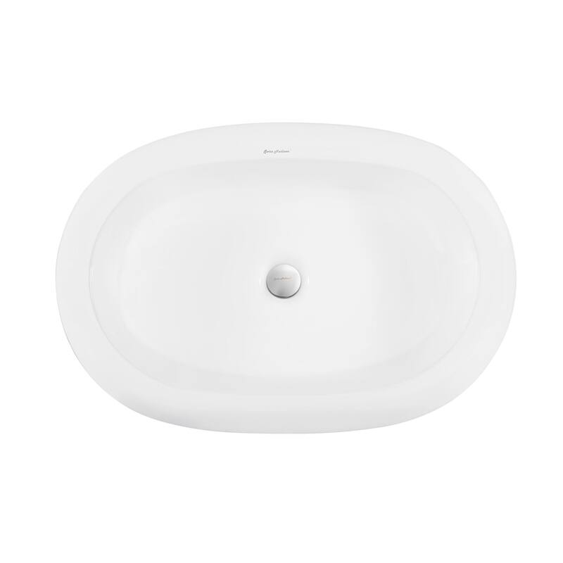 Swiss Madison Plaisir 25" Oval Vessel Ceramic Bathroom Sink