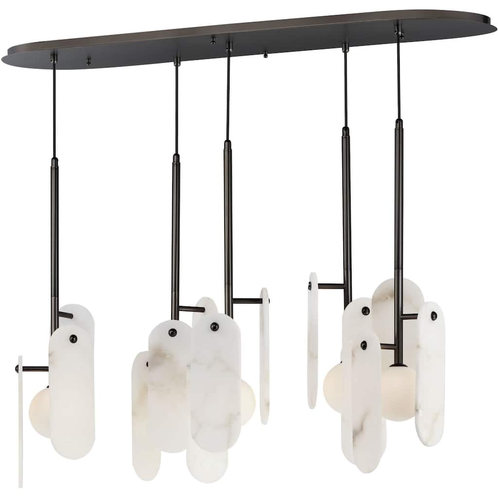 Studio M SM24815WA Megalith 5 Light 48" Wide LED Linear Chandelier by