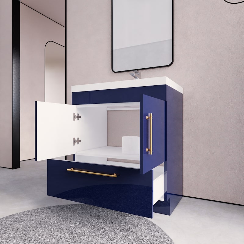Eliza 30'' Freestanding Vanity with Single Sink