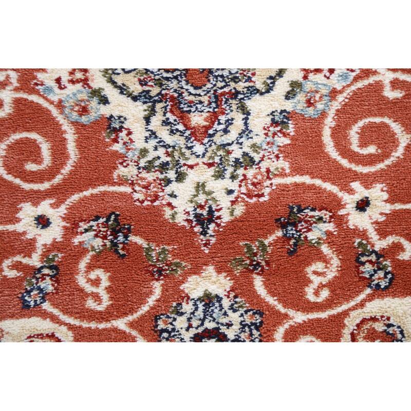 Floral Medallion Transitional Oriental Turkish Rug Traditional Carpet