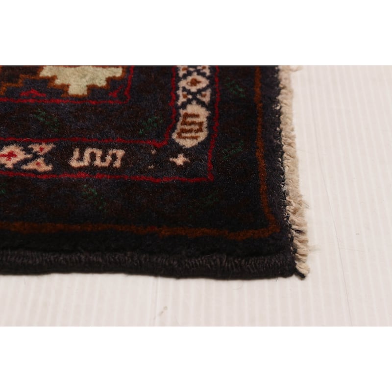 Teimani Navy Rug 3'10" x 6'7" - 3'10 x 6'7