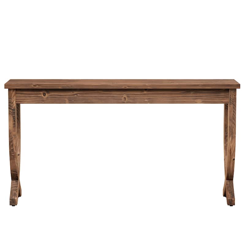 63-Inch Console Table, Farmhouse Entryway Table, Long Sofa Table