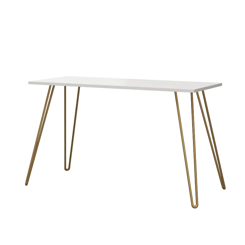 Roomfitters Owen Minimalist Writing Desk with Hairpin Legs