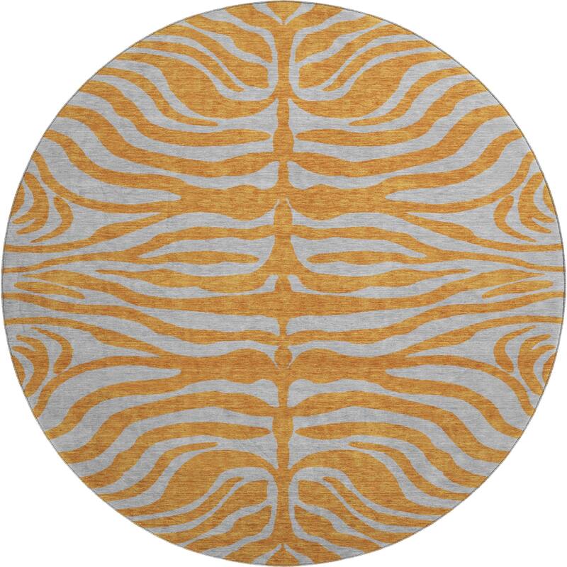 Premium Washable Super Soft Modern Zebra Print Mayfield Rug