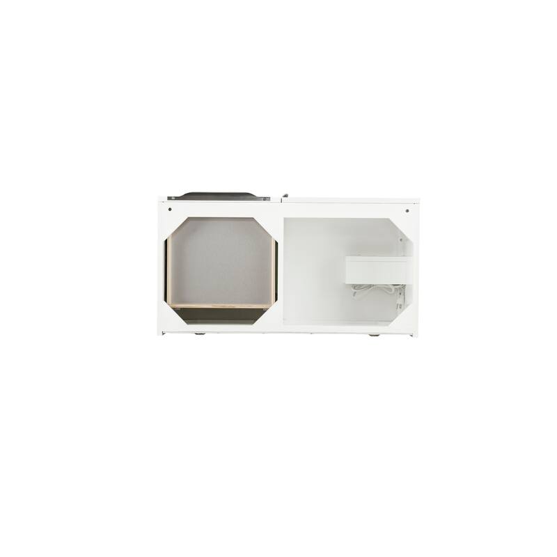 James Martin Vanities Mercer Island 36" Single Vanity, Glossy White with Brushed Nickel Hardware