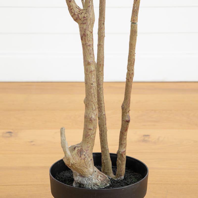 6-ft Artificial Dogwood Tree with Real Touch Leaves