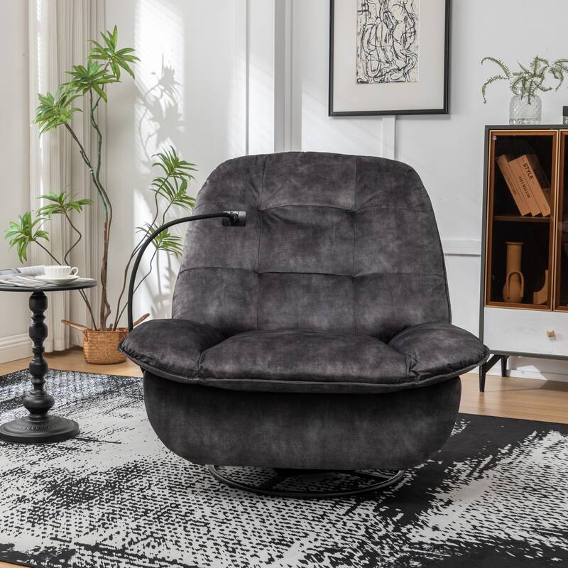 Swivel Gliding Recliner Chair by GDFStudio