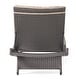 preview thumbnail 93 of 187, Salem Outdoor Wicker Adjustable Chaise Lounge with Cushion by Christopher Knight Home