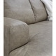 preview thumbnail 3 of 16, Signature Design by Ashley Amuleto Brown 2-Piece Sectional with Chaise - 124"W x 86"D x 40"H