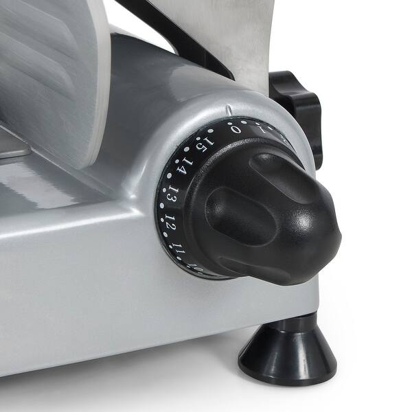 Shop Della 10 Premium Electric Deli Meat Slicer Blade 550rpm 250 Watt Stainless Steel Standard Overstock 28845832