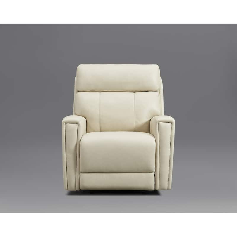 Genuine Leather Zero Gravity Power Recliner Chair with Power Headrest, USB&USB-C Port