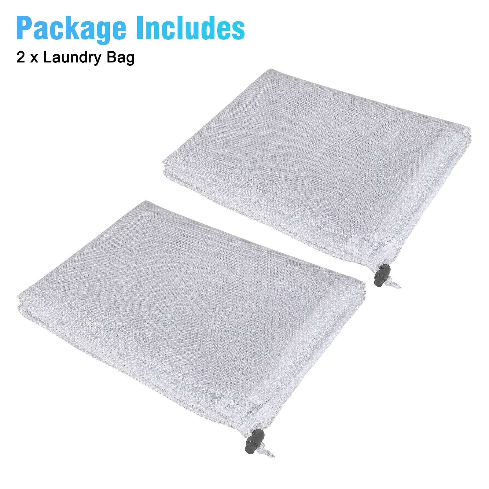 Heavy-Duty Drawstring Mesh Laundry Bags with Large Capacity - On Sale ...