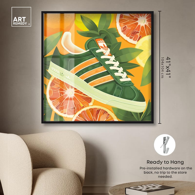 Citrus Sneaker Shadowbox by Art Remedy