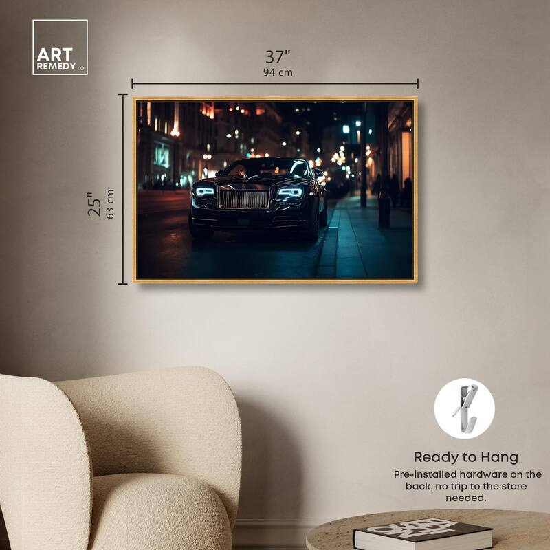 Phantom's Gleam Canvas by Art Remedy