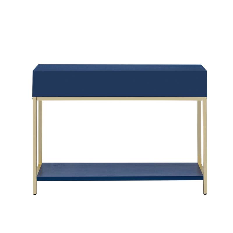 Retro Console Table with Two Drawers