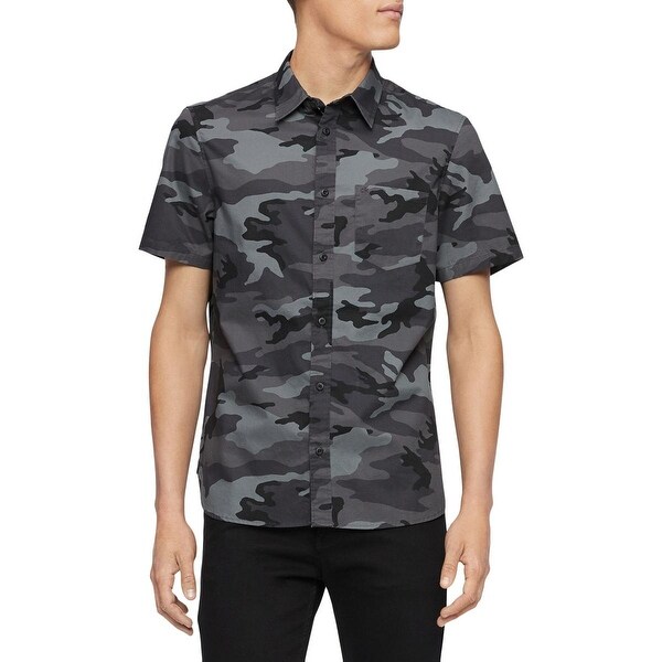 Calvin klein camo shirt Outlet