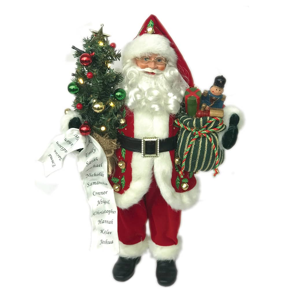 18 Inch Merry Christmas Claus with Lights