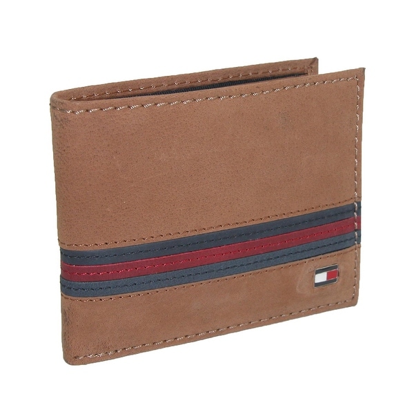 Tommy Hilfiger Men's Leather Yale Passcase Billfold Wallet - One size