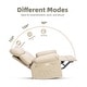 preview thumbnail 40 of 43, 37.4" Oversized Manual Recliner with Heat and Massage, 360 Swivel Rocking Chair 21.3" Seat with Cup Holder