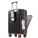 preview thumbnail 26 of 39, Front Opening 20-Inch Carry-On Luggage with Expandable Travel Bag Set