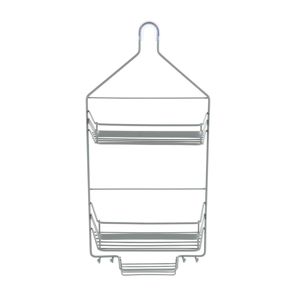 Bath Bliss Regency Shower Caddy in Grey - 10.63 x 4.69 x 22.06