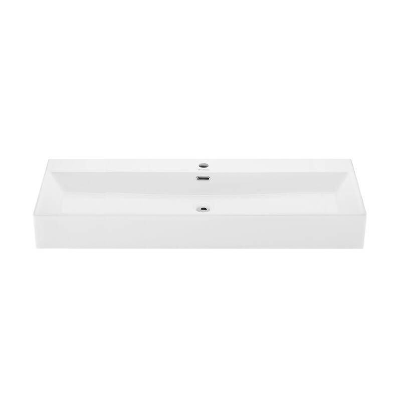 Claire 40” Rectangle Wall-Mount Bathroom Sink