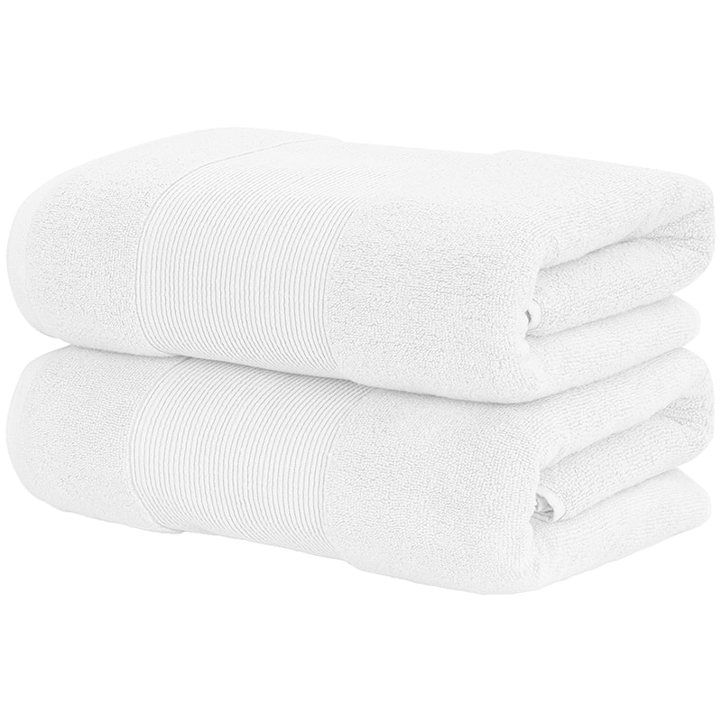 Modern Threads Air Cloud 2-Pack Oversized Bath Sheet Set