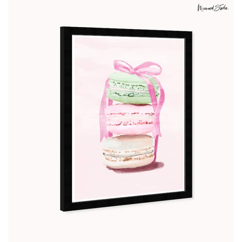 Wynwood Studio Prints Food Cuisine Sweet Stack Pink Wall Art