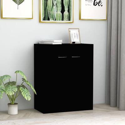 Sideboard Black 23.6"x11.8"x29.5" Chipboard