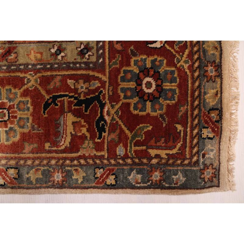 ECARPETGALLERY Hand-knotted Jules Sultane Ivory Wool Rug - 7'9 x 9'11