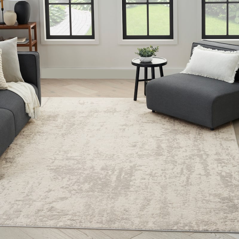 Nourison Concerto Modern Abstract Distressed Area Rug
