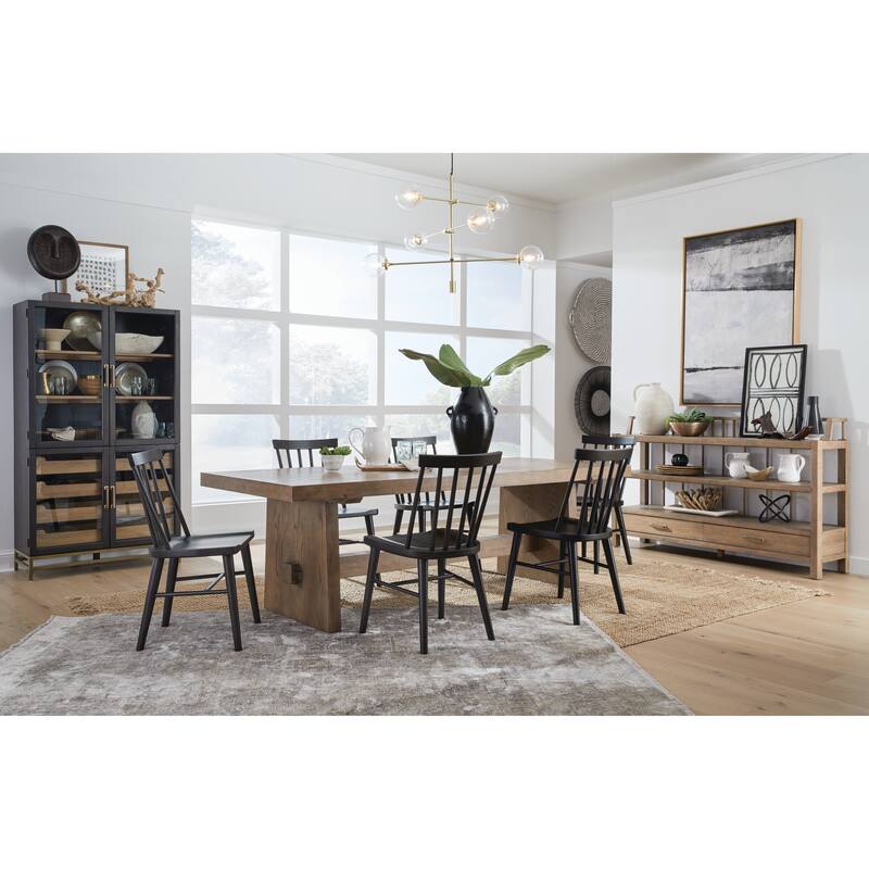 Magnussen Home Lindon Coffee Bean Side Chair Two Pack - 20''W x 20.5''D x 36''H