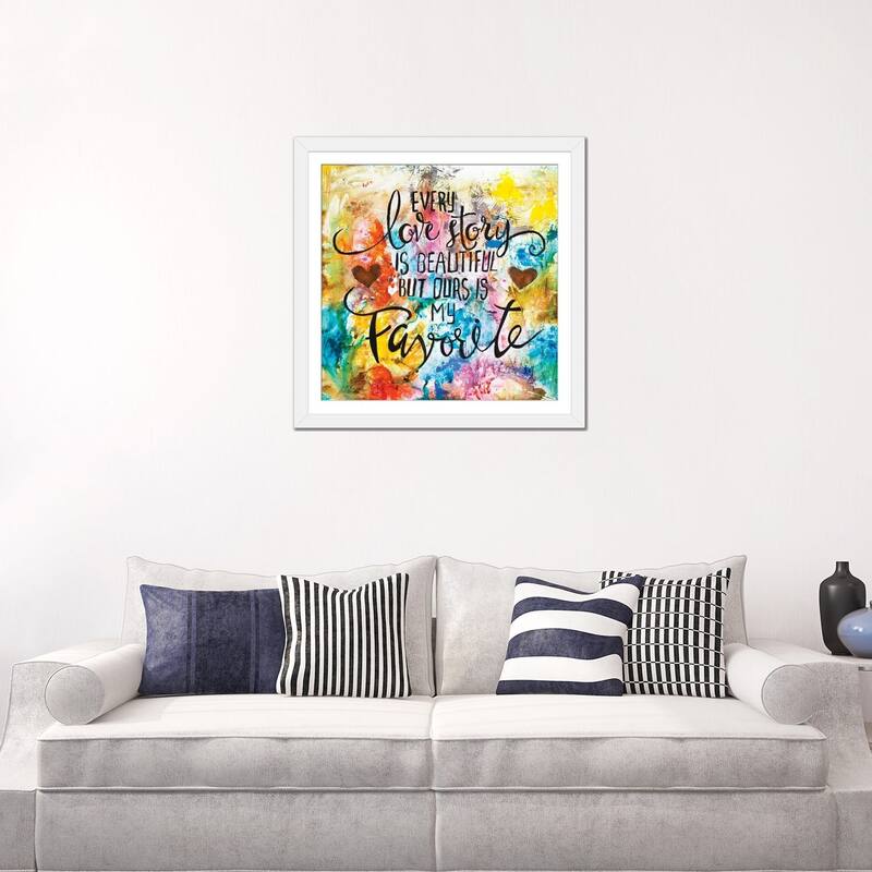 iCanvas "Every Love Story Is Beautiful" by Ivan Guaderrama