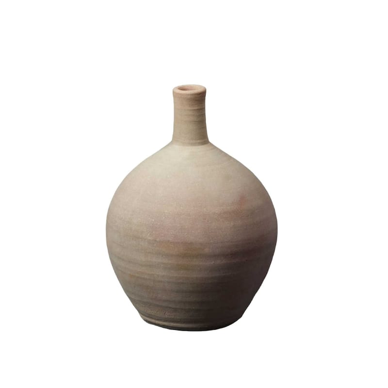 Bottle Terracotta Standing Planter - 19.75" - Gray