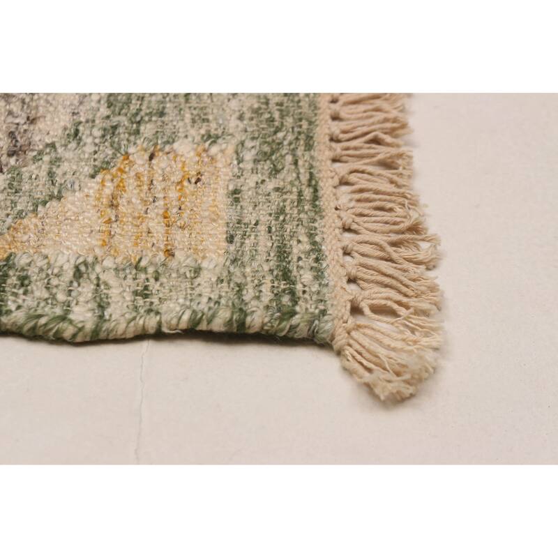 Ankara FW Green Kilim 5'1" x 7'6" - 5'1 x 7'6