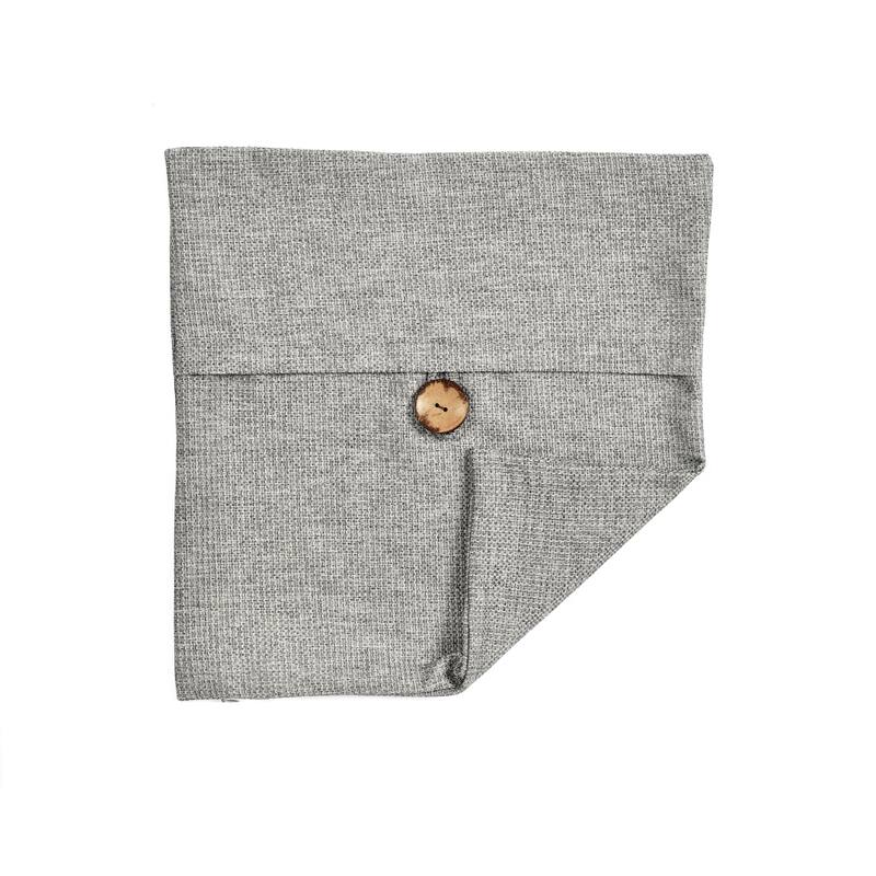 Lush Decor Clayton Woven Button Decorative Pillow Cover