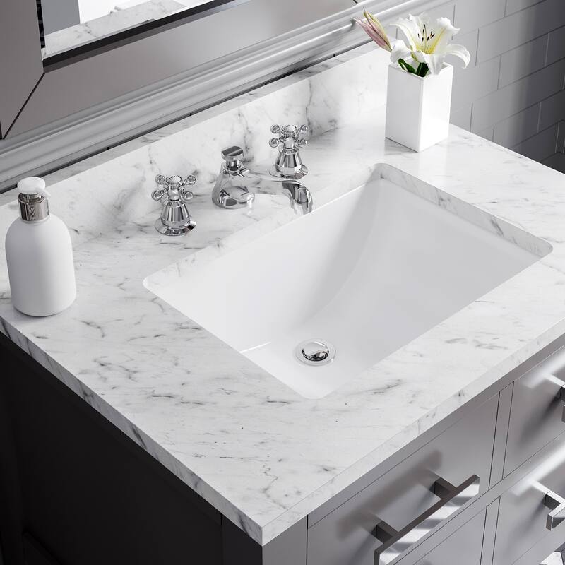 Water Creation Madalyn 30-inch Cashmere Grey Single Sink Bathroom Vanity
