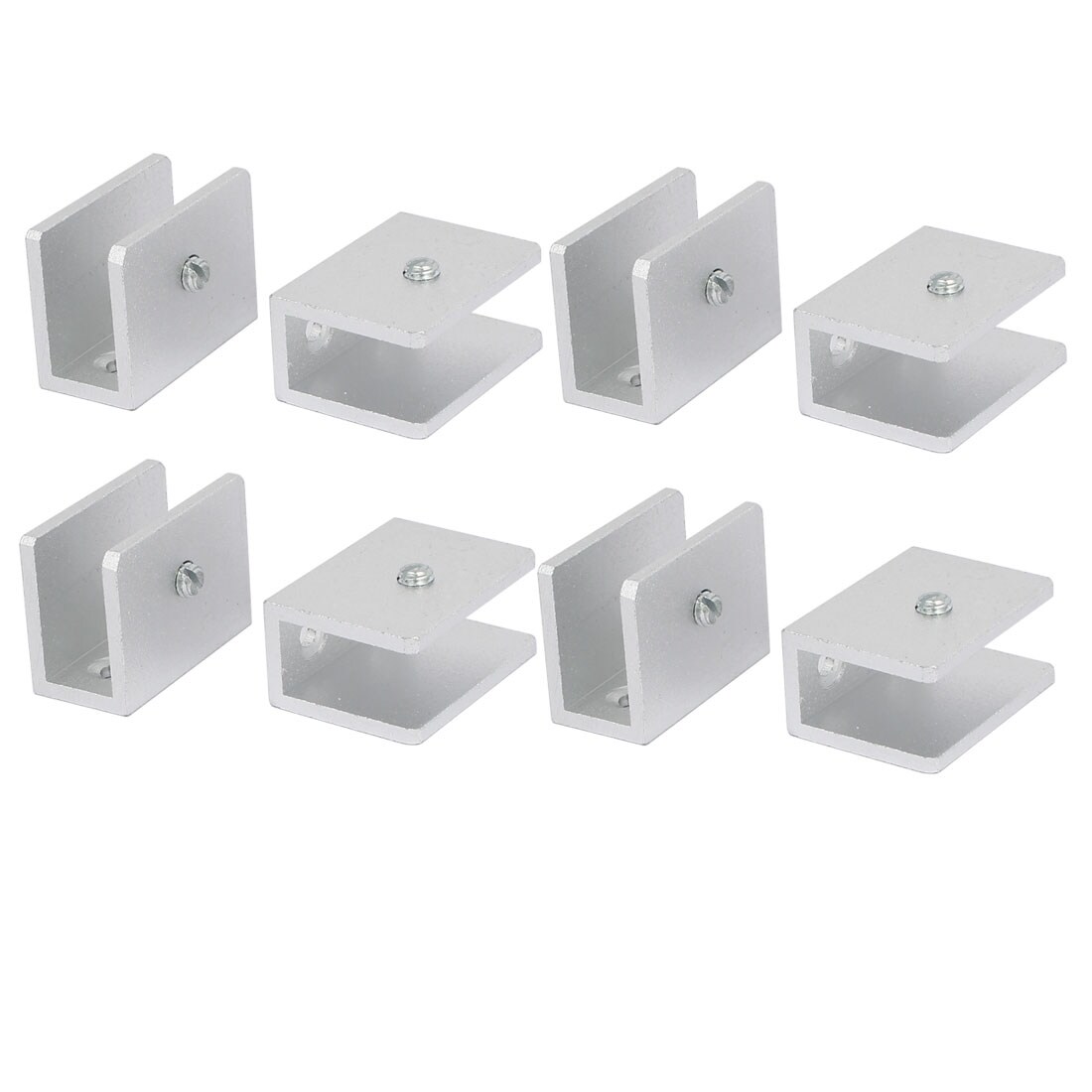Shop 12mm Thickness Glass Shelf Rectangle Clip Clamps Bracket