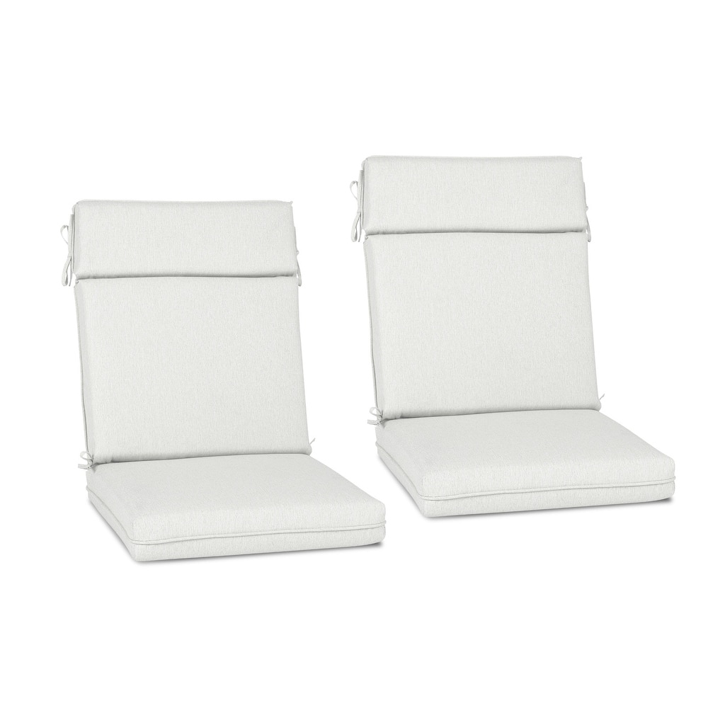 Aoodor Outdoor Seat/Back Chair Cushion, 20" x 37"