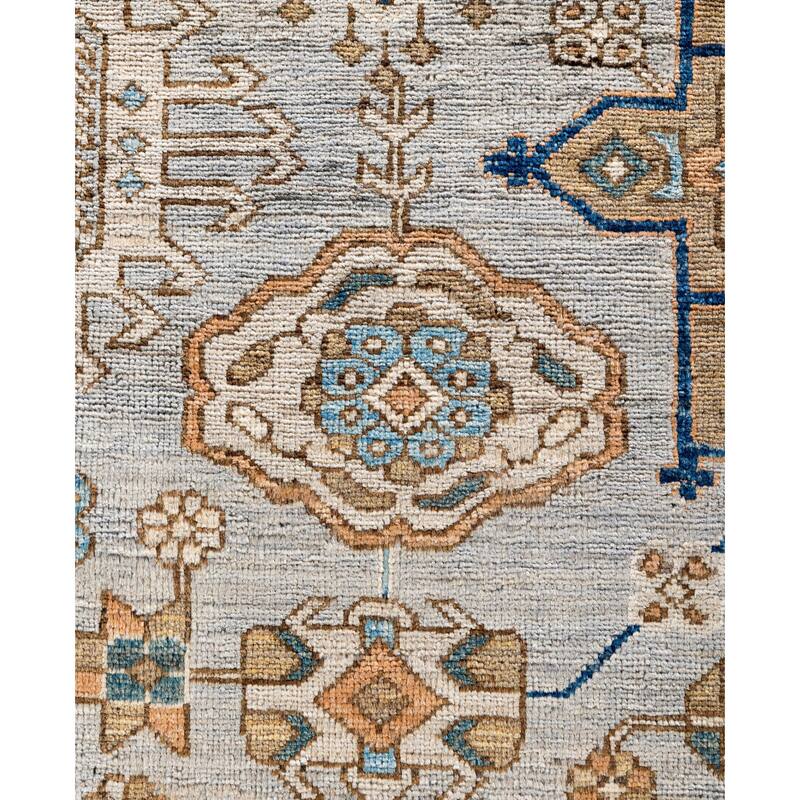 Serapi One-of-a-Kind Hand-Knotted Area Rug - Gray - 9' 11" x 13' 9"