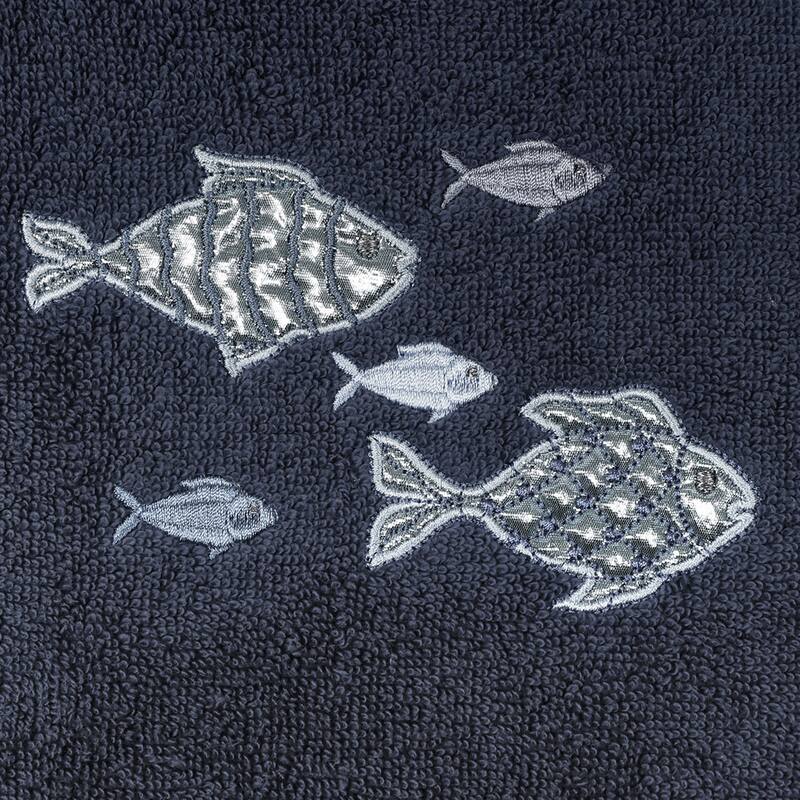Authentic Hotel and Spa Turkish Cotton Figi 3PC Embellished Towel Set