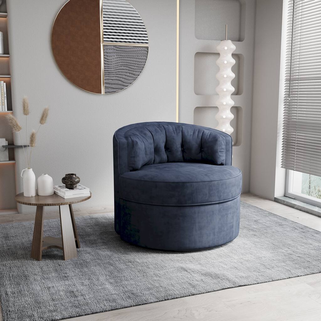 Swivel Barrel Chair for Living Room,Bedroom,Hotel