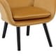 preview thumbnail 92 of 92, Upholstered Wingback Armchair Leisure Accent Chair, Single - 40.55" H x 28.34" W x 33.1" D